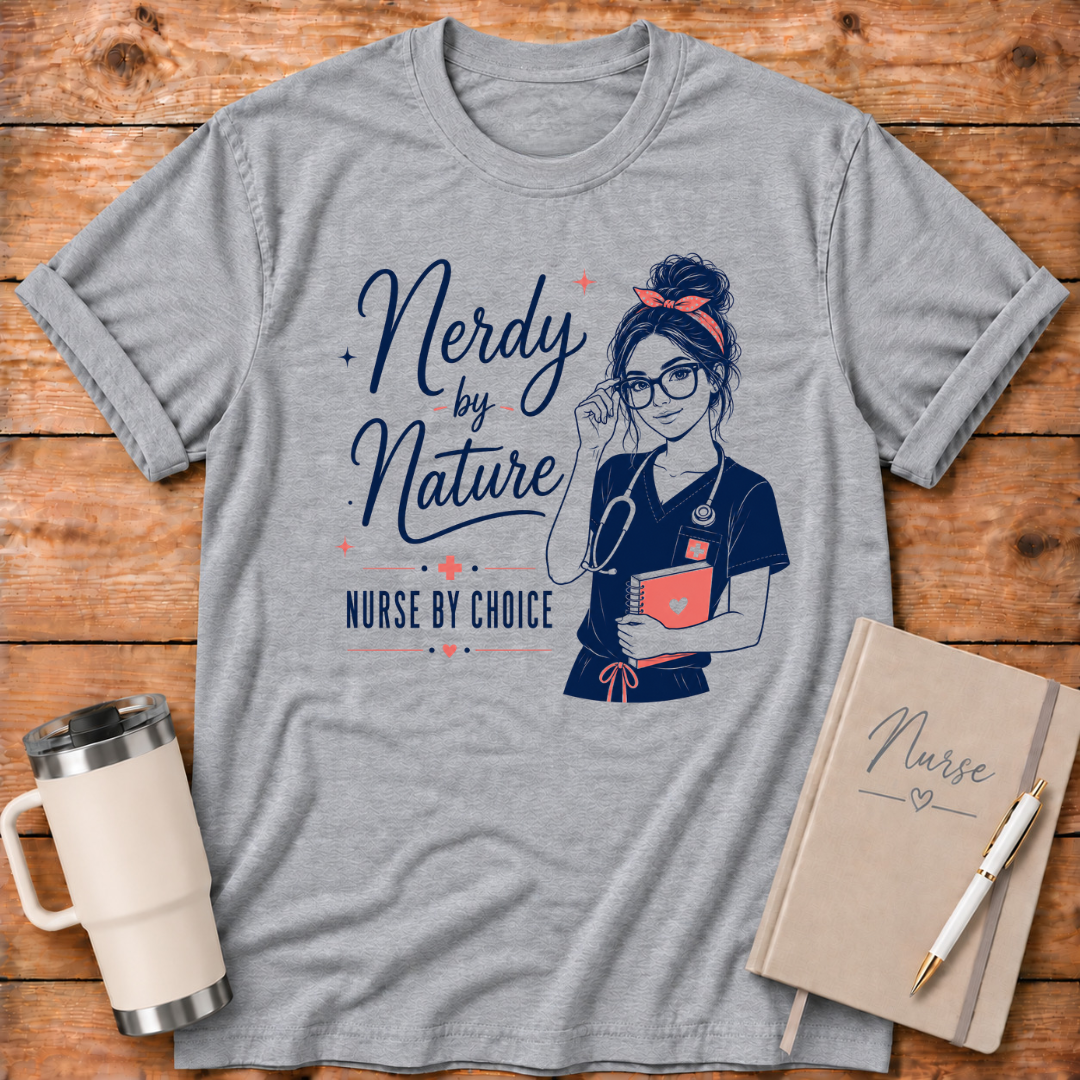 Nerdy By Nature T‑Shirt
