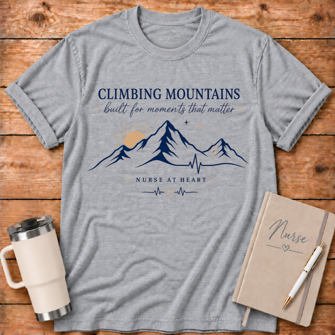 Climbing Mountains T‑Shirt