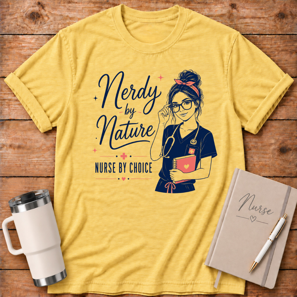 Nerdy By Nature T‑Shirt