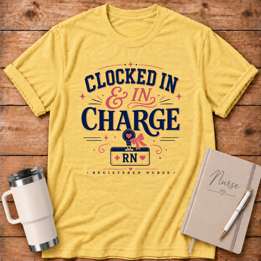Clocked In & In Charge T-Shirt