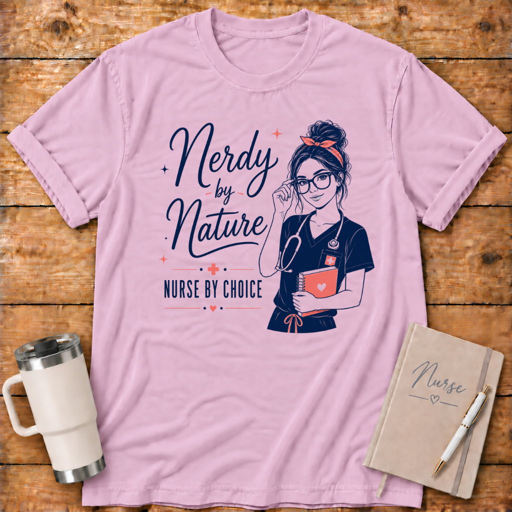 Nerdy By Nature T‑Shirt