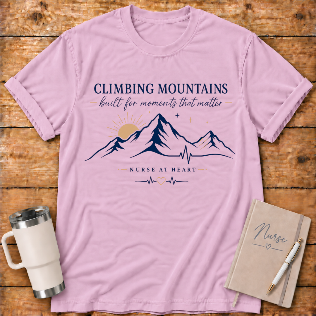 Climbing Mountains T‑Shirt