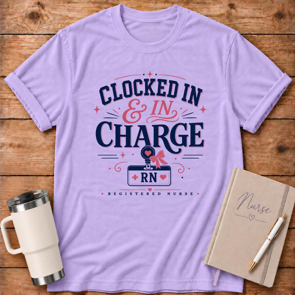 Clocked In & In Charge T-Shirt