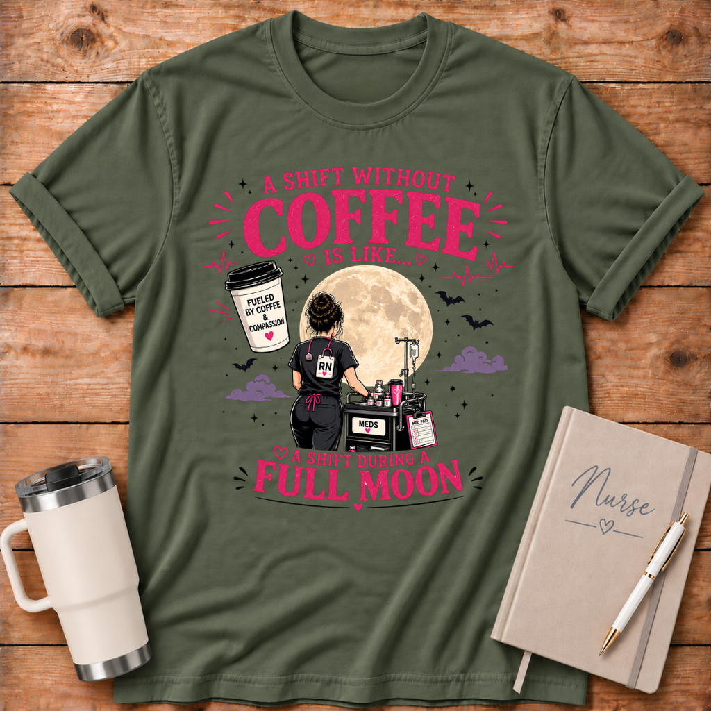 A Shift Without Coffee - T‑Shirt