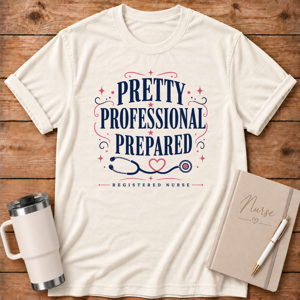 Pretty, Professional, Prepared T‑Shirt