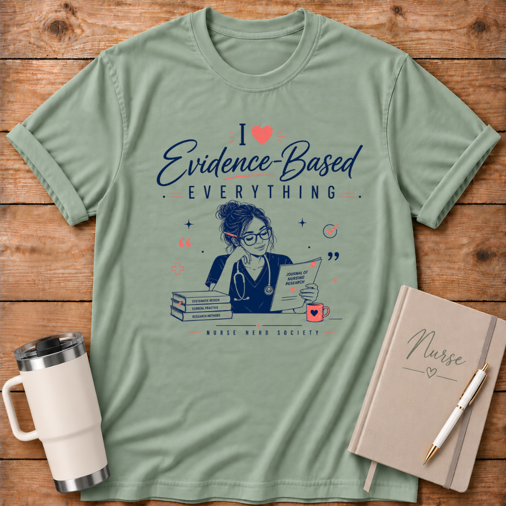 I Love Everything Evidence Based T‑Shirt