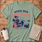Nurse Mom Gone Fishing T‑Shirt