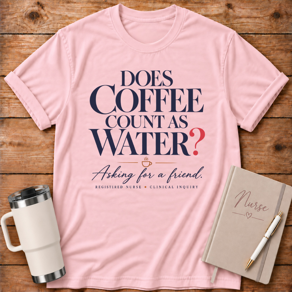 Does Coffee Count as Water T-Shirt