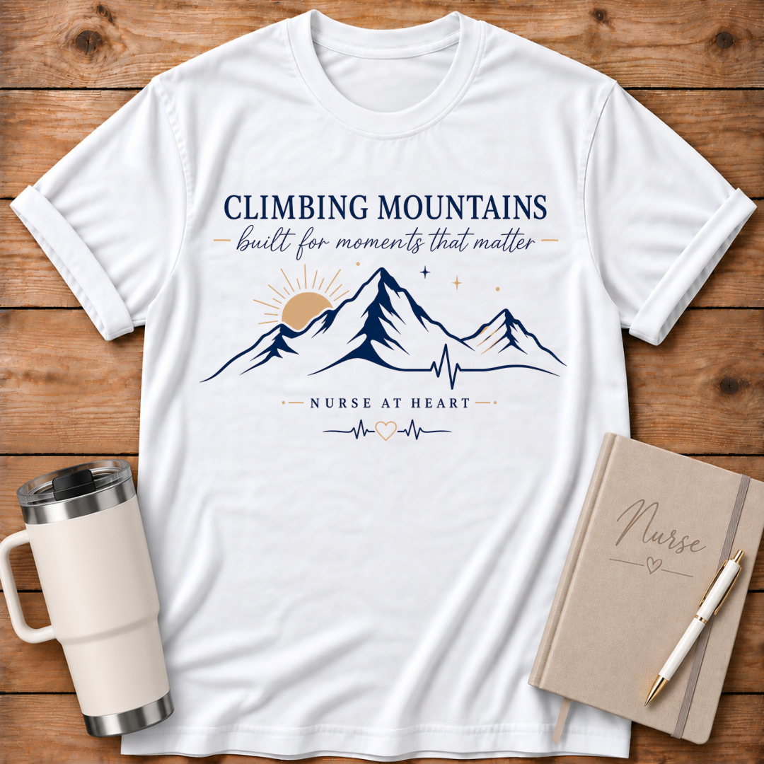 Climbing Mountains T‑Shirt