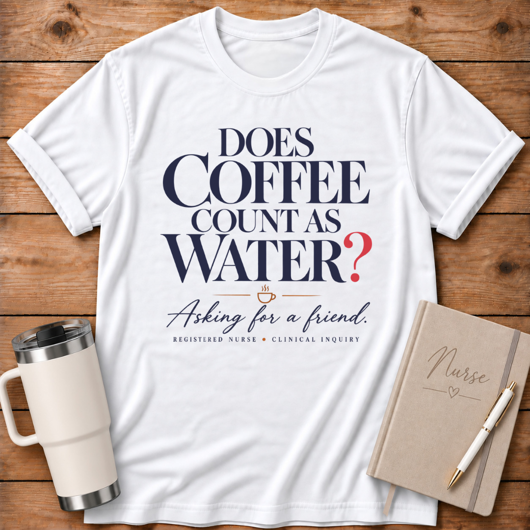 Does Coffee Count as Water T-Shirt
