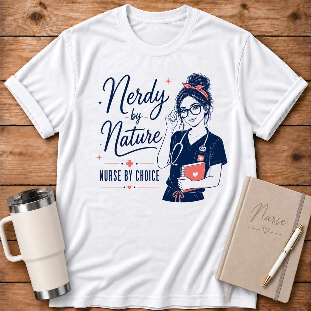 Nerdy By Nature T‑Shirt