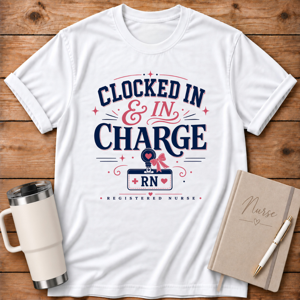 Clocked In & In Charge T-Shirt